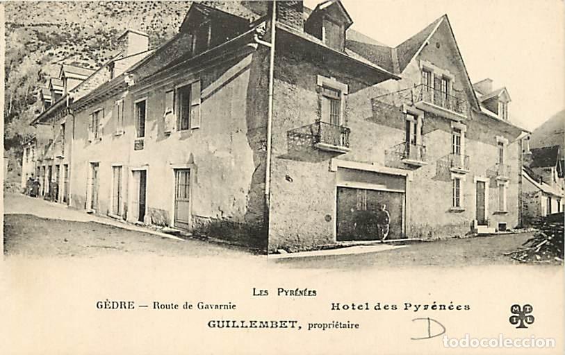 Postkarten: France - 65 - G&egrave;dre - Route de Gavarnie - H&ocirc;tel des Pyr&eacute;n&eacute;es - Anim&eacute;e - CPA - Voir Scans Recto-Verso