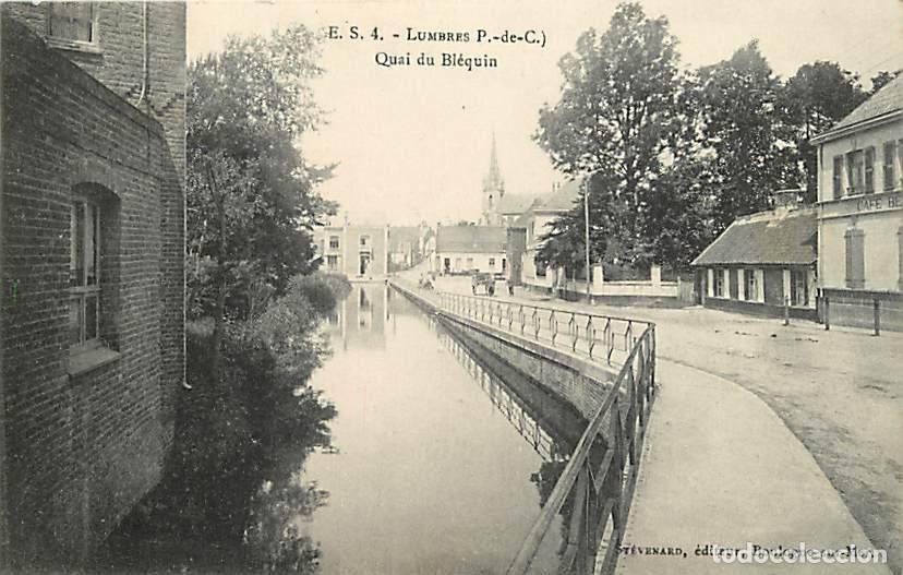 Postkarten: France - 62 - Lumbres - Quai du Bl&eacute;quin - Anim&eacute;e - Voyag&eacute;e en 1916 - CPA - Voir Scans Recto-Verso