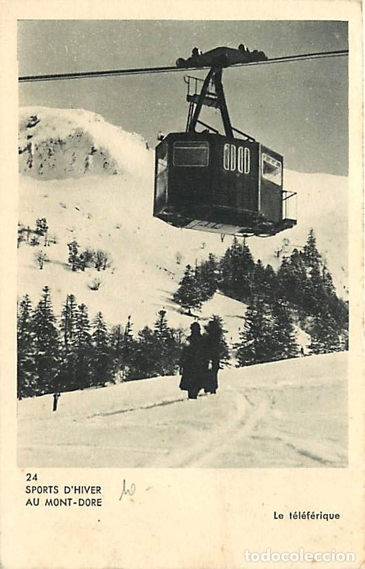 Postkarten: France - 63 - Le Mont Dore - Sports d'hiver au Mont Dore - Le T&eacute;l&eacute;f&eacute;rique - Anim&eacute;e - CPA - Voir Scan
