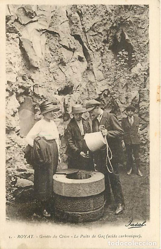 Postkarten: France - 63 - Royat - Grotte du Chien - Le Puits de Gaz (acide carbonique) - Anim&eacute;e - Carte Neuve -