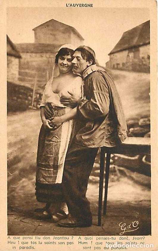 Postkarten: France - 63 - Puy de Dome - L'Auvergne - A quoi penses-tu donc, Jean ? Hum ! Que tous les saints ne