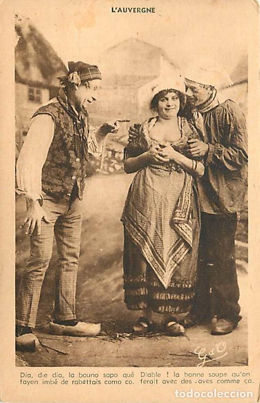 Postkarten: France - 63 - Puy de Dome - L'Auvergne - Diable ! La bonne soupe qu'on ferait avec des raves comme &ccedil;