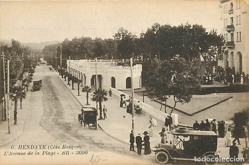 Postkarten: France - 64 - Hendaye - L'Avenue de la Plage - Anim&eacute;e - Automobiles - CPA - Voir Scans Recto-Verso