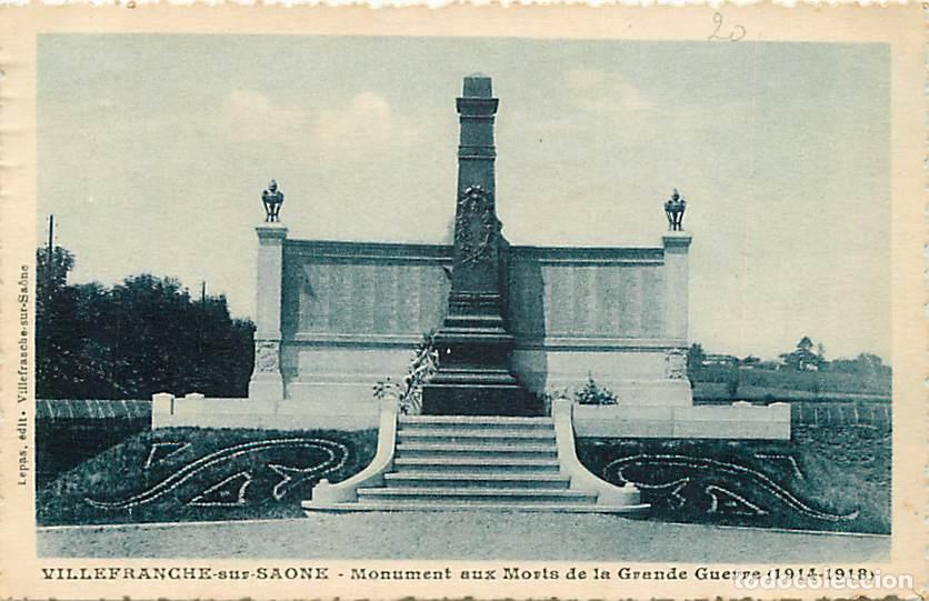 Postkarten: France - 69 - Villefranche sur Saone - Monument aux Morts de la Grande Guerre (1914-1918) - CPA - Vo