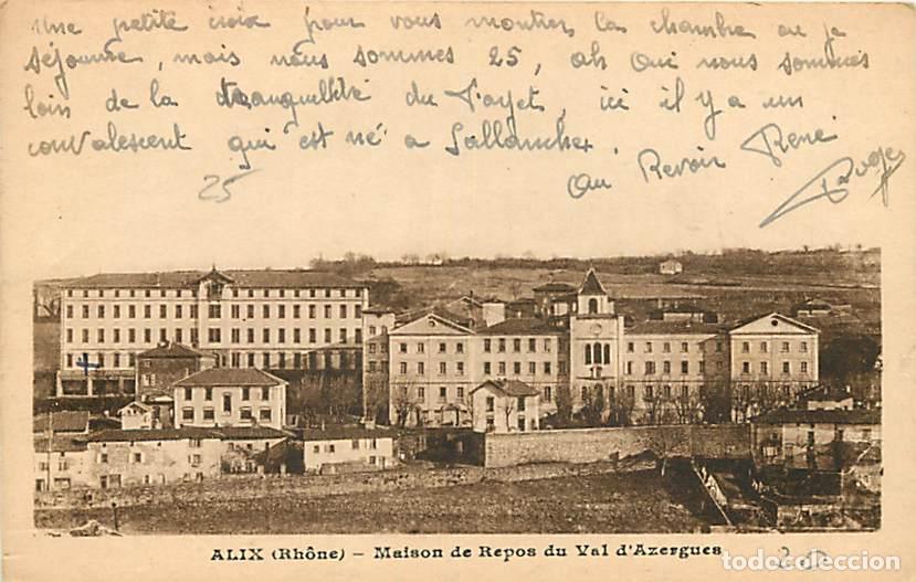 Postkarten: France - 69 - Alix - Maison de Repos du Val d'Azergues - Correspondance - Voyag&eacute;e en 1948 - CPA - Vo