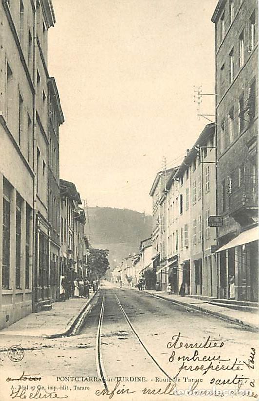 Postkarten: France - 69 - Pontcharra sur Turdine - Route de Tarare - Anim&eacute;e - Pr&eacute;curseur - CPA - Voir Scans Rect