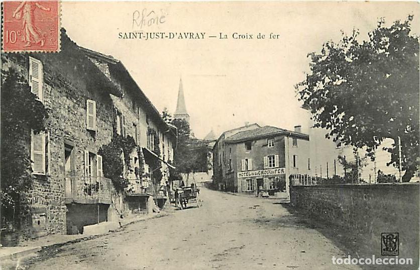 Postkarten: France - 69 - Saint Just d'Avray - La Croix de fer - Anim&eacute;e - CPA - Voir Scans Recto-Verso