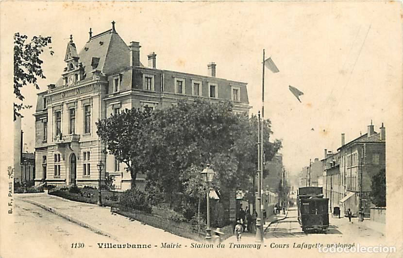 Postkarten: France - 69 - Villeurbanne - Mairie - Station du Tramway - Cours Lafayette prolong&eacute; - Anim&eacute;e - Oblit