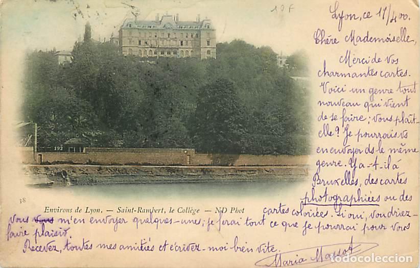 Postkarten: France - 69 - Saint Rambert - Le Coll&egrave;ge - Pr&eacute;curseur - Coloris&eacute;e - CPA - Voir Scans Recto-Verso