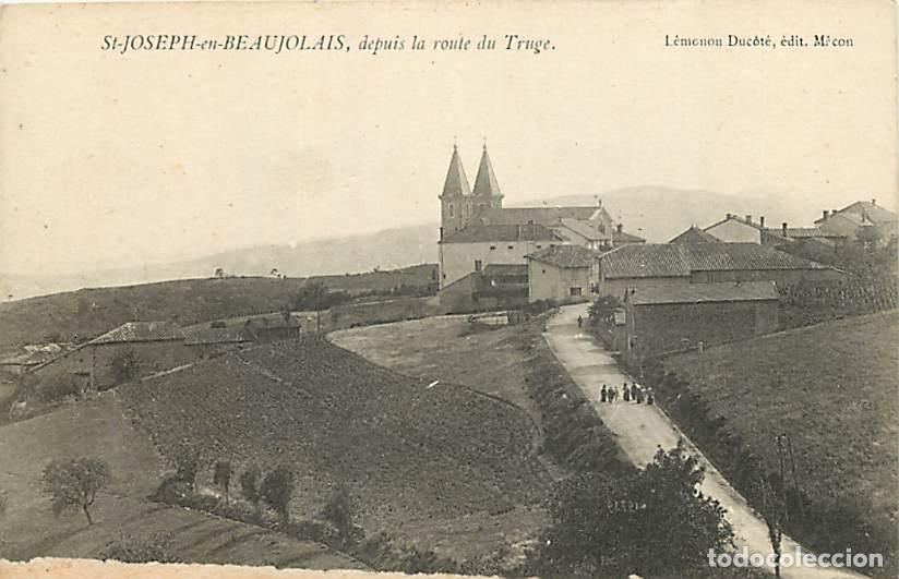 Cartoline: France - 69 - Saint Joseph en Beaujolais - depuis la route du Truge - Anim&eacute;e - CPA - Voir Scans Rect