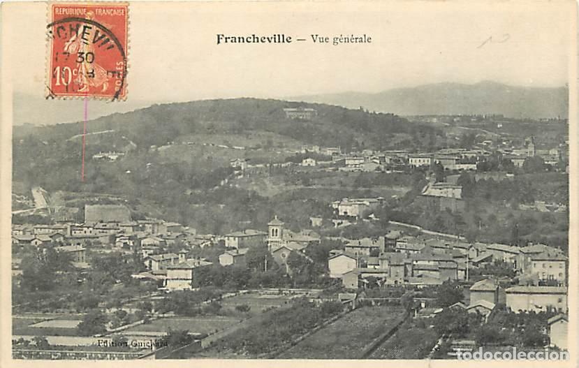 Cartoline: France - 69 - Francheville - Vue G&eacute;n&eacute;rale - Correspondance - Oblit&eacute;ration ronde de 1910 - CPA - Voir