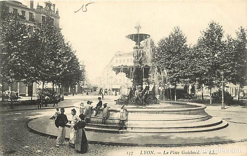 Cartoline: France - 69 - Lyon - La Place Guichard - Anim&eacute;e - CPA - Voir Scans Recto-Verso