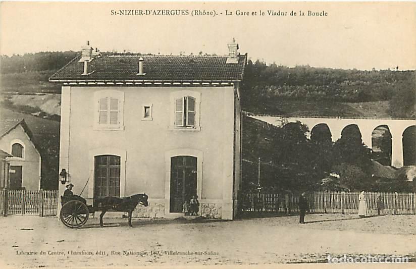 Cartoline: France - 69 - Saint Nizier d'Azergues - La Gare et le Viaduc de la Boucle - Anim&eacute;e - Carte Neuve -