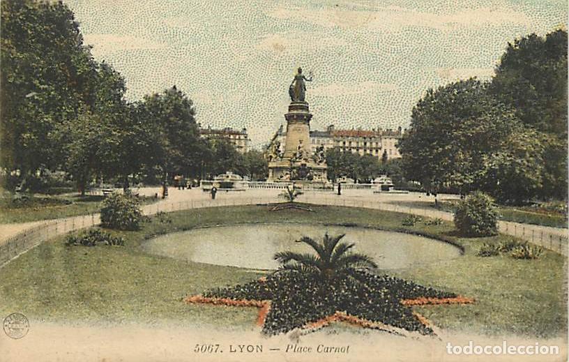 Postkarten: France - 69 - Lyon - Place Carnot - Coloris&eacute;e - Correspondance - CPA - Voir Scans Recto-Verso