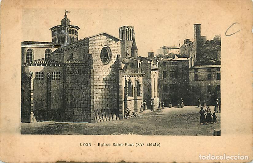 Postales: France - 69 - Lyon - Eglise Saint Paul - Oblit&eacute;ration ronde de 1913 - CPA - Voir Scans Recto-Verso