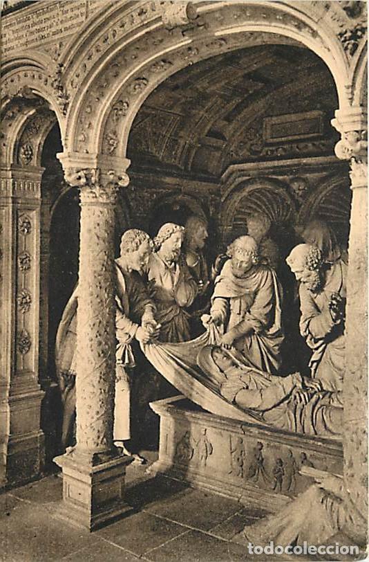 Cartoline: France - 72 - Solesmes - Les Saints de Solesmes - Les personnages du chevet au tombeau de la Vierge