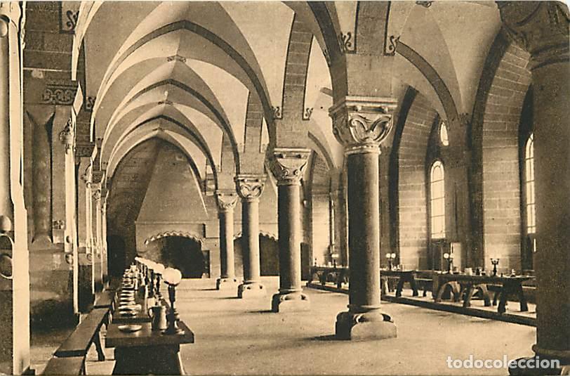 Cartoline: France - 72 - Solesmes - Le r&eacute;fectoire de l'Abbaye St-Pierre de Solesmes - CPA - Voir Scans Recto-Ve