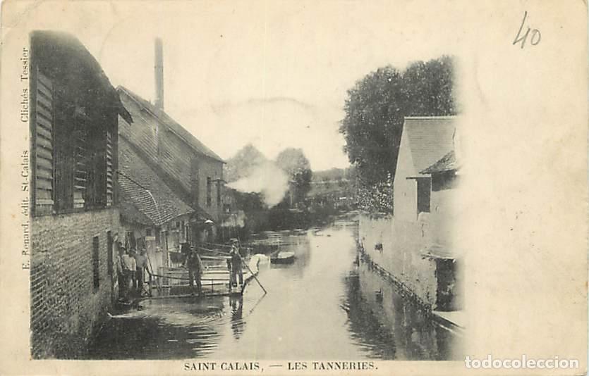 Cartoline: France - 72 - Saint Calais - Les Tanneries - Anim&eacute;e - Pr&eacute;curseur - Correspondance - Oblit&eacute;ration ron