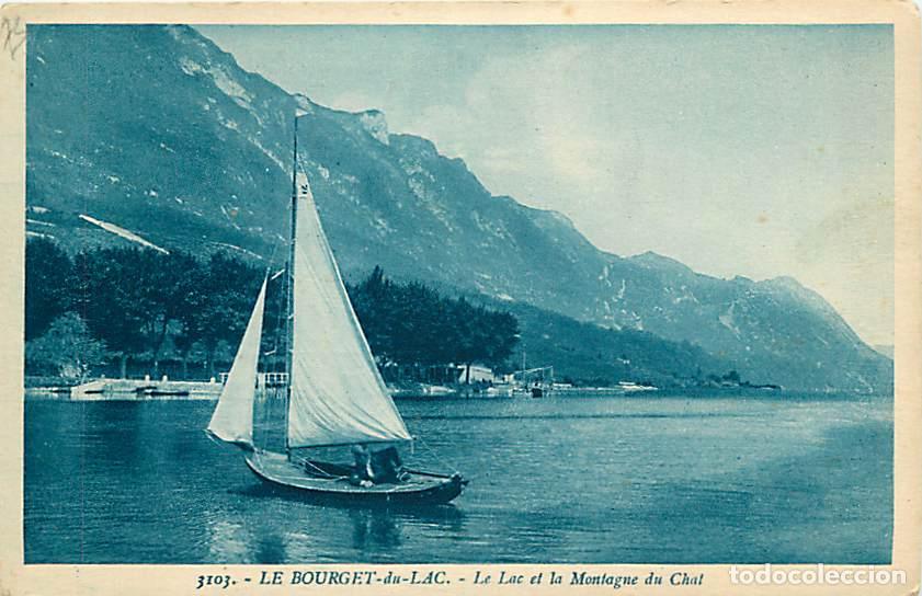 Cartoline: France - 73 - Le Bourget du Lac - Le Lac et la Montagne du Chat - CPA - Voir Scans Recto-Verso