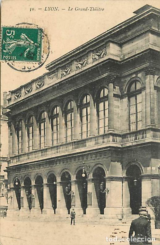 Postkarten: France - 69 - Lyon - Le Grand-Th&ecirc;atre - Anim&eacute;e - CPA - Voir Scans Recto-Verso