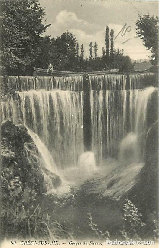 Postkarten: France - 73 - Gr&eacute;sy sur Aix - Gorges du Sierroz - La Cascade - Anim&eacute;e - CPA - Voir Scans Recto-Verso