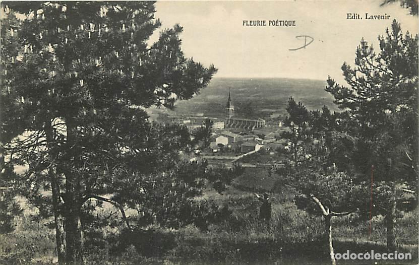 Postales: France - 69 - Fleurie - Fleurie po&eacute;tique - Anim&eacute;e - Correspondance - Oblit&eacute;ration ronde de 1916 - CP