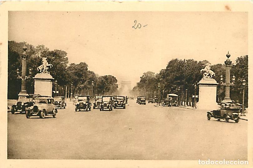 Cartoline: France - 75 - Paris - Avenue des Champs-Elys&eacute;es - Anim&eacute;e - Automobiles - CPA - Voir Scans Recto-Vers