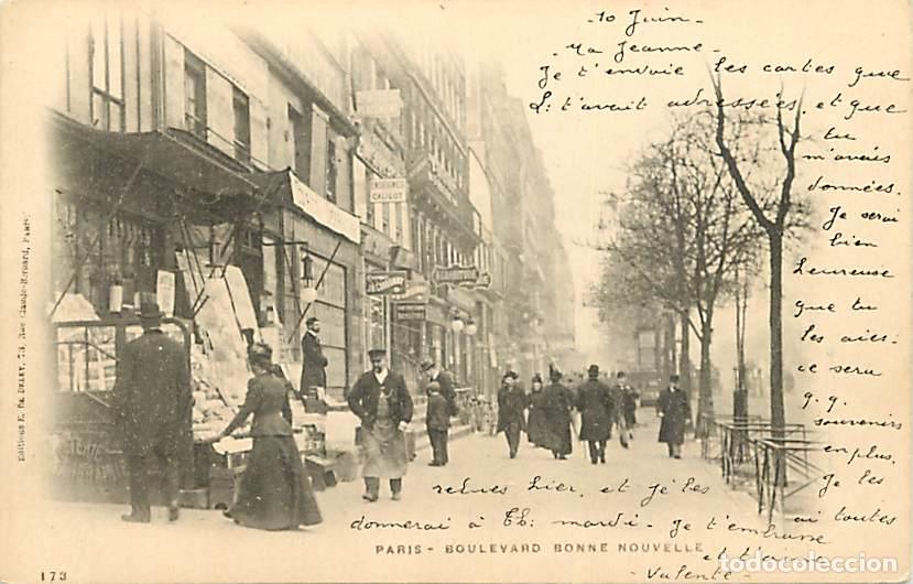Cartoline: France - 75 - Paris - Boulevard Bonne Nouvelle - Anim&eacute;e - Pr&eacute;curseur - CPA - Voir Scans Recto-Verso
