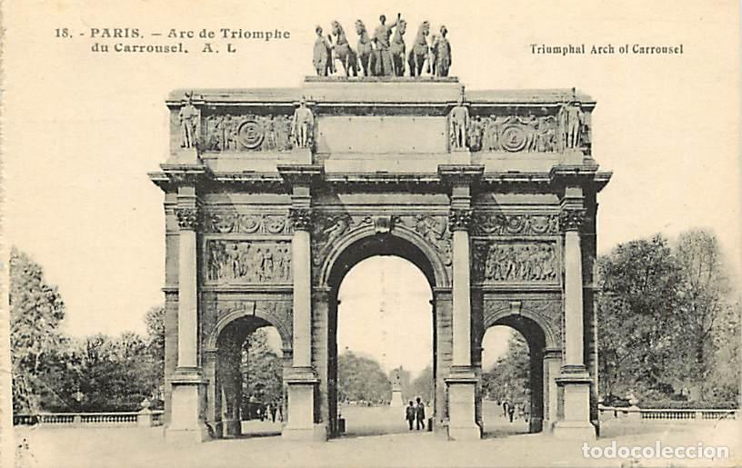 Cartoline: France - 75 - Paris - Arc de Triomphe du Carrousel - Anim&eacute;e - CPA - Voir Scans Recto-Verso