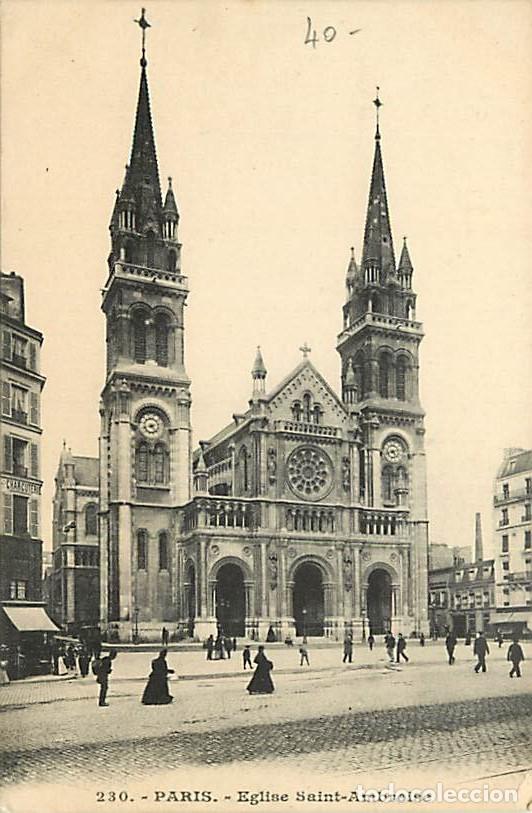 Postales: France - 75 - Paris - Eglise Saint-Ambroise - Anim&eacute;e - CPA - Voir Scans Recto-Verso