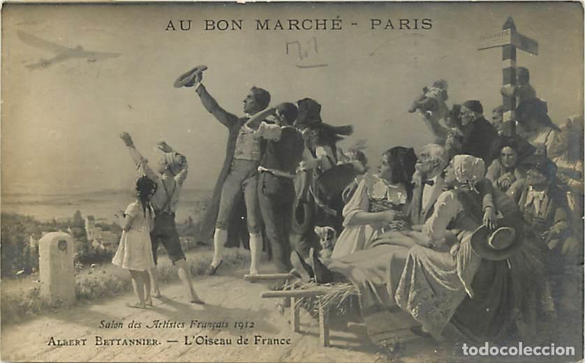 Postales: France - 75 - Paris - Au Bon March&eacute; - Salon des Artistes Fran&ccedil;ais 1912 - Albert Bettannier - L'Oisea