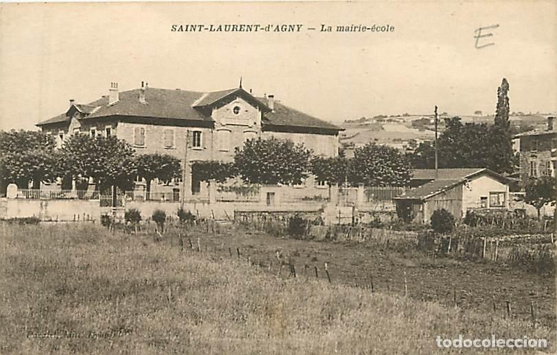 Postales: France - 69 - Saint Laurent d'Agny - La mairie &eacute;cole - CPA - Voir Scans Recto-Verso