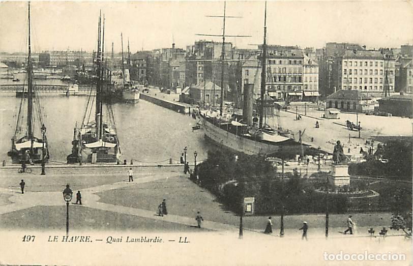 Cartoline: France - 76 - Le Havre - Quai Lamblardie - Anim&eacute;e - Bateaux - Correspondance - Voyag&eacute;e en 1917 - CPA