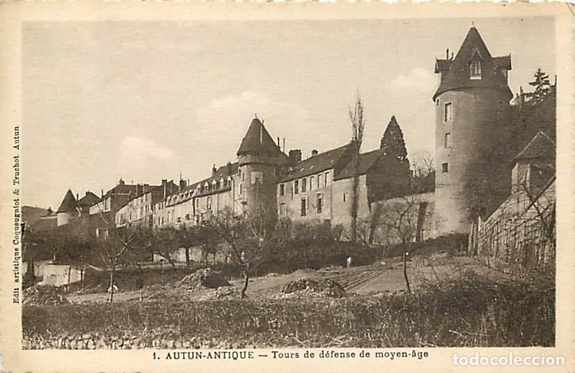 Cartes Postales: France - 71 - Autun - Tours de d&eacute;fense de moyen-&acirc;ge - CPA - Voir Scans Recto-Verso