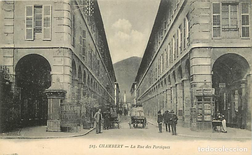 Postais: France - 73 - Chamb&eacute;ry - La Rue des Portiques - Anim&eacute;e - CPA - Voir Scans Recto-Verso