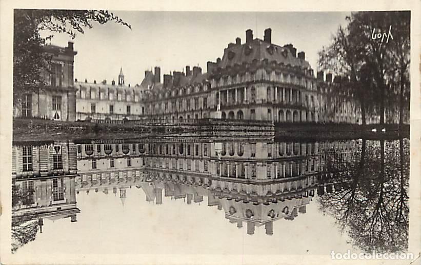 Postais: France - 77 - Fontainebleau - Palais de Fontaineblau - Vue d'ensemble - Oblit&eacute;ration ronde de 1929 -