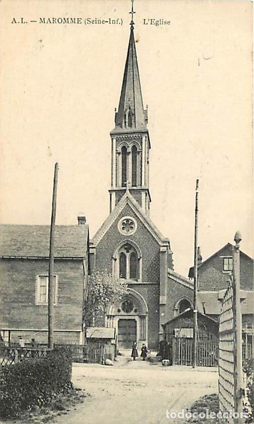 Postais: France - 76 - Maromme - L'Eglise - Anim&eacute;e - Correspondance - Voyag&eacute;e en 1915 - CPA - Voir Scans Rect