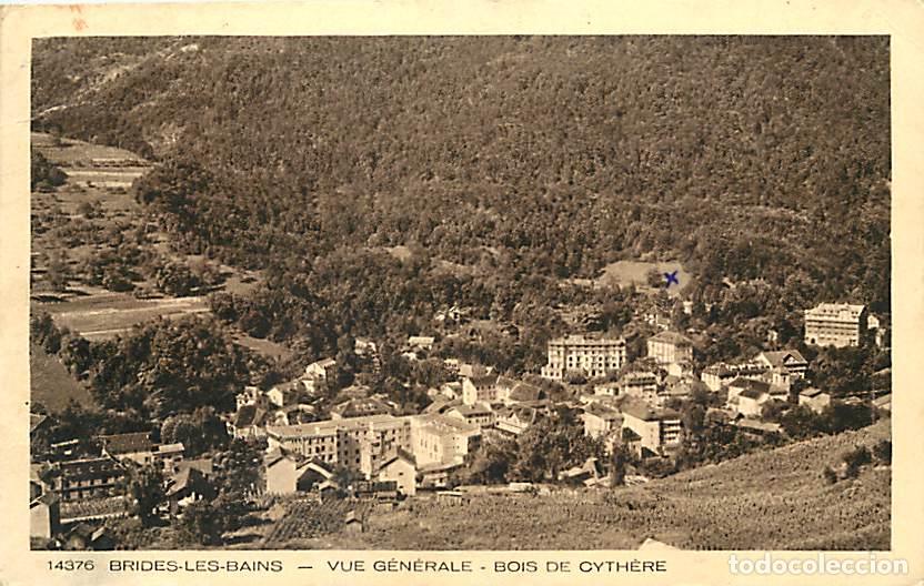 Cartoline: France - 73 - Brides les Bains - Vue G&eacute;n&eacute;rale a&eacute;rienne - Bois de Cyth&egrave;re - Correspondance - Oblit&eacute;ra