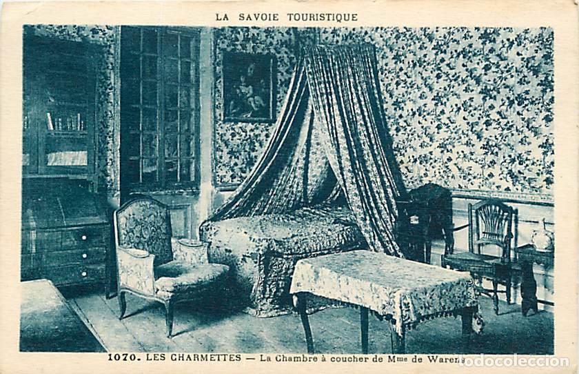 Cartoline: France - 73 - Savoie - Les Charmettes - La Chambre &agrave; coucher de Mme de Warens - CPA - Voir Scans Rec