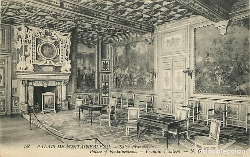 Cartoline: France - 77 - Fontainebleau - Palais de Fontaineblau - Salon Fran&ccedil;ois 1er - CPA - Voir Scans Recto-V