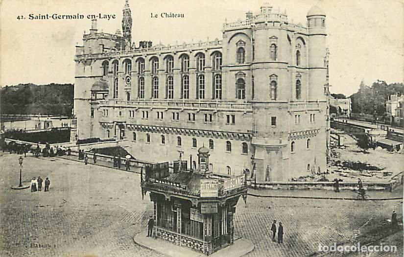 Postales: France - 78 - Saint Germain en Laye - Le Ch&acirc;teau - Anim&eacute;e - Correspondance - Oblit&eacute;ration ronde de 1