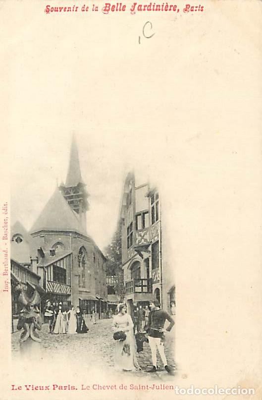 Cartoline: France - 75 - Paris - Le Vieux Paris - Le Chevet de Saint Julien - Anim&eacute;e - Pr&eacute;curseur - Carte Publi
