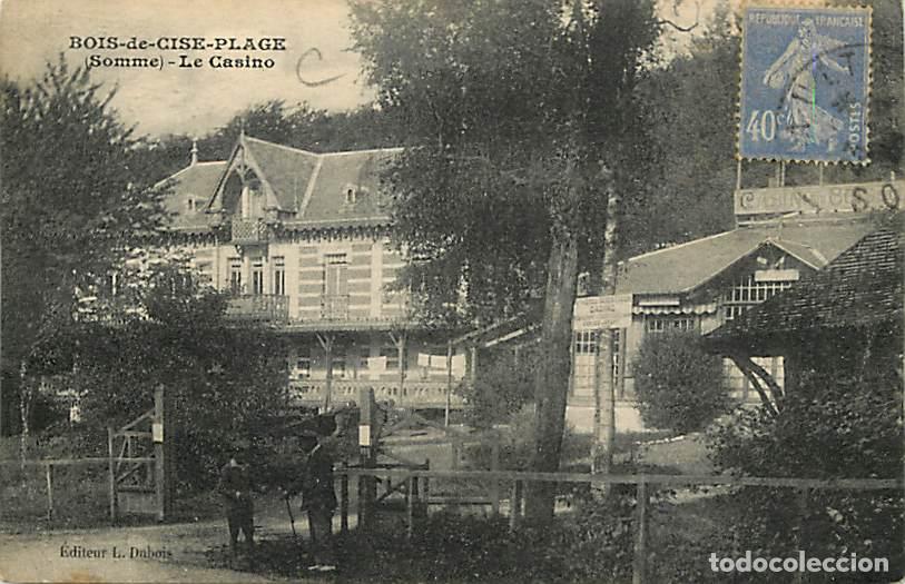 Cartoline: France - 80 - Bois de Cise Plage - Le Casino - Anim&eacute;e - Correspondance - Oblit&eacute;ration ronde de 1929