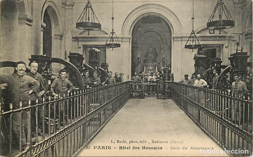Postales: France - 75 - Paris - Hotel des Monnaie - Salle du Monnayage - Anim&eacute;e - CPA - Voir Scans Recto-Verso