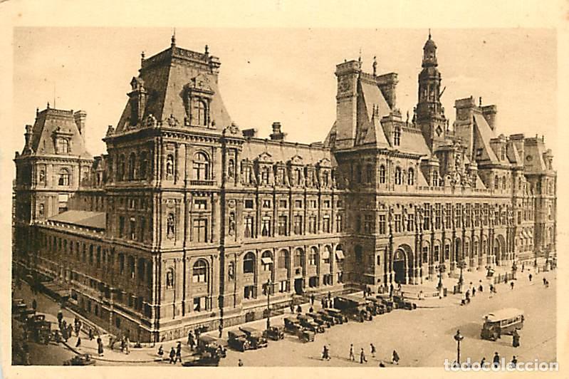 Postales: France - 75 - Paris - Hotel de Ville - Anim&eacute;e - Automobiles - CPA - Voir Scans Recto-Verso