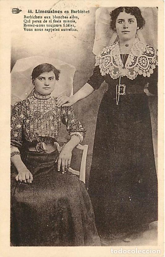 Postales: France - 87 - Haute Vienne - Limousines en Berbiehet - Anim&eacute;e - Folklore - Oblit&eacute;ration ronde de 193