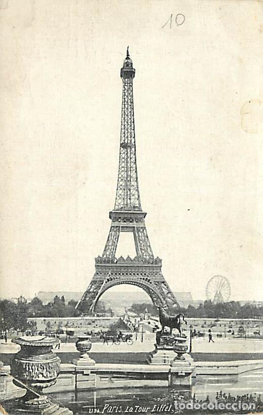Postales: France - 75 - Paris - La Tour Eiffel - Etat pli visible - CPA - Voir Scans Recto-Verso