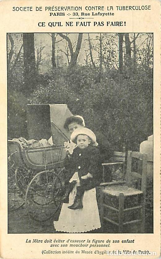 Cartes Postales: France - 75 - Paris - Soci&eacute;t&eacute; de Pr&eacute;servation contre la Tuberculose - Paris 33rue Lafayette - La M&egrave;r