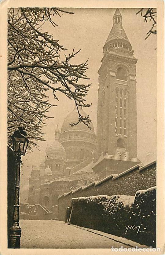 Postales: France - 75 - Paris - Montmartre sous la Neige - La Basilique - CPA - Voir Scans Recto-Verso