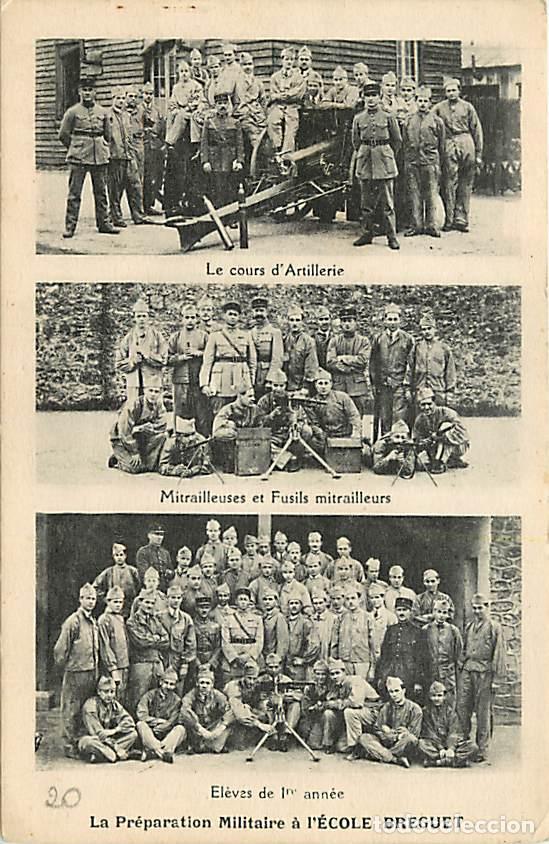 Postales: France - 75 - Paris - La Pr&eacute;paration Militaire &agrave; l'Ecole Breguet - Multivues - Anim&eacute;e - Militaria -